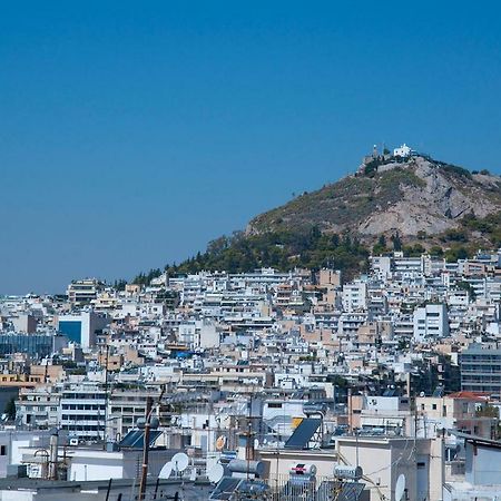 Athens From The Top, Cozy Studio In The City Center Lägenhet Exteriör bild